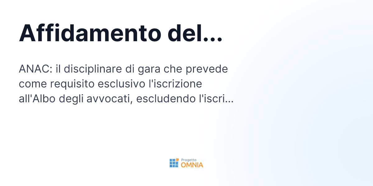 Affidamento della riscossione: serve l'iscrizione all'Albo dei  concessionari